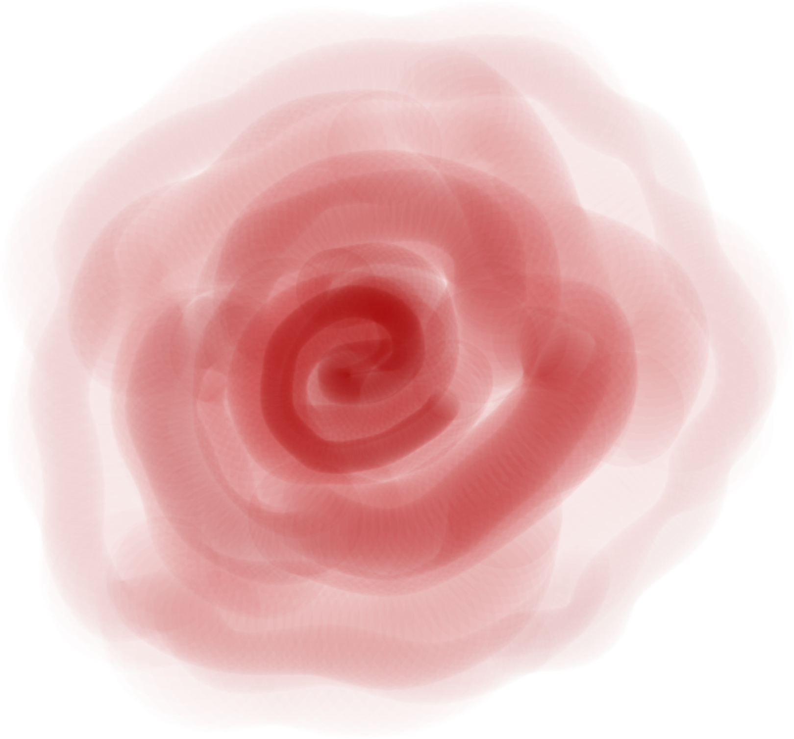 Red rose watercolor